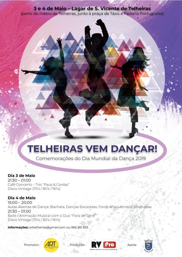 ART Telheiras Vem Dançar - Cartaz
