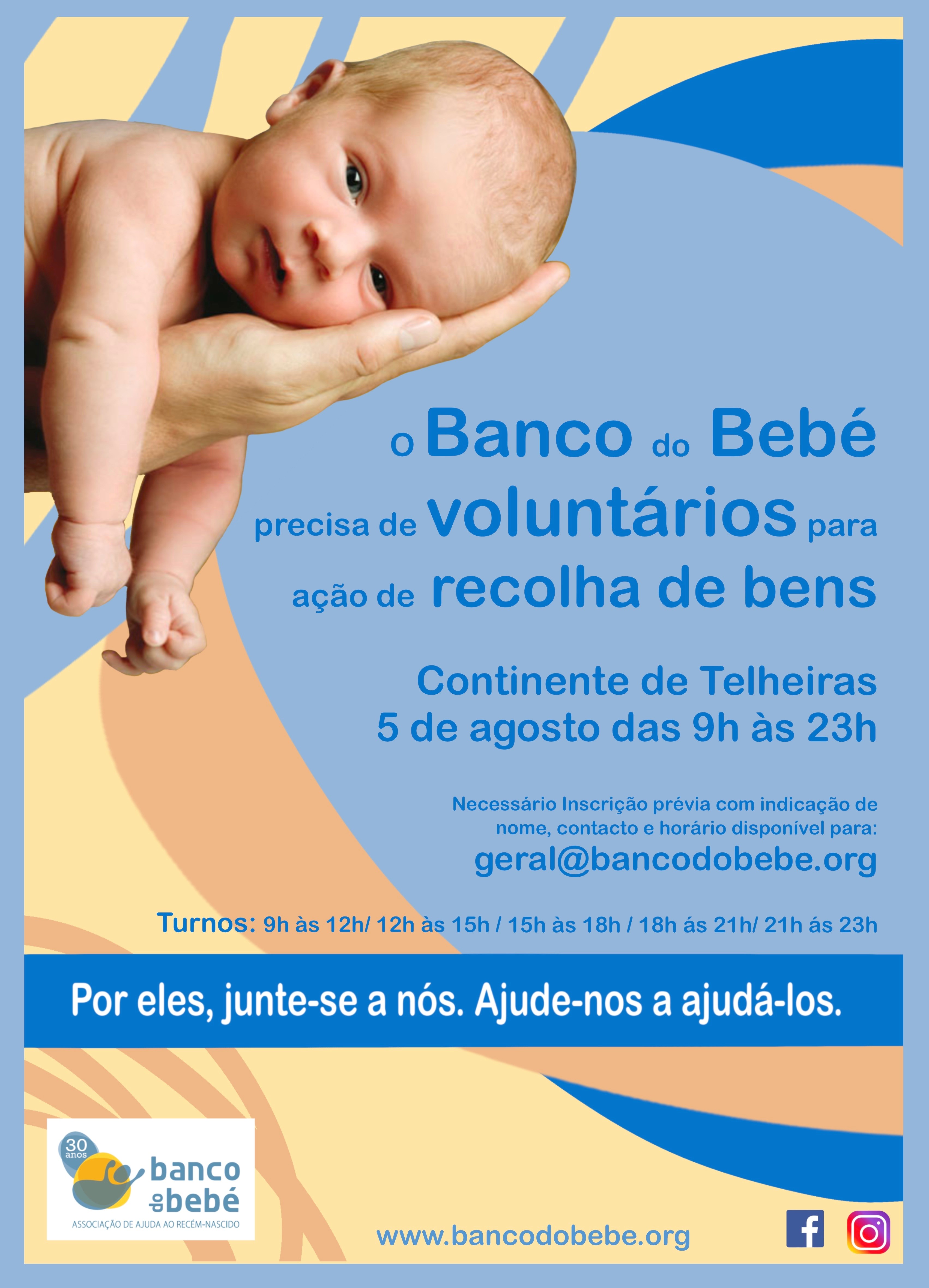 Banco do Bebé recolha 2022.08.05 cartaz