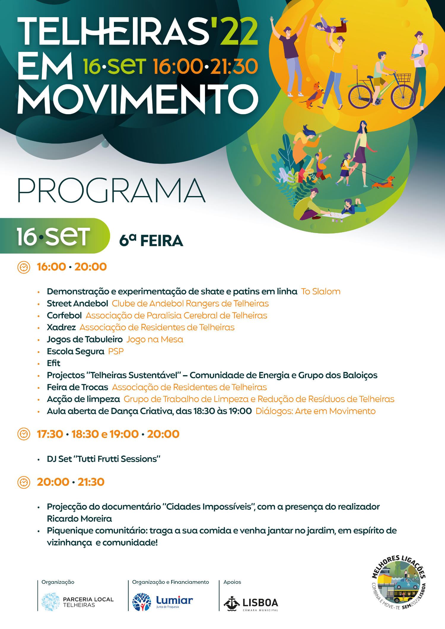 Telheiras em Movimento '22 - Programa web